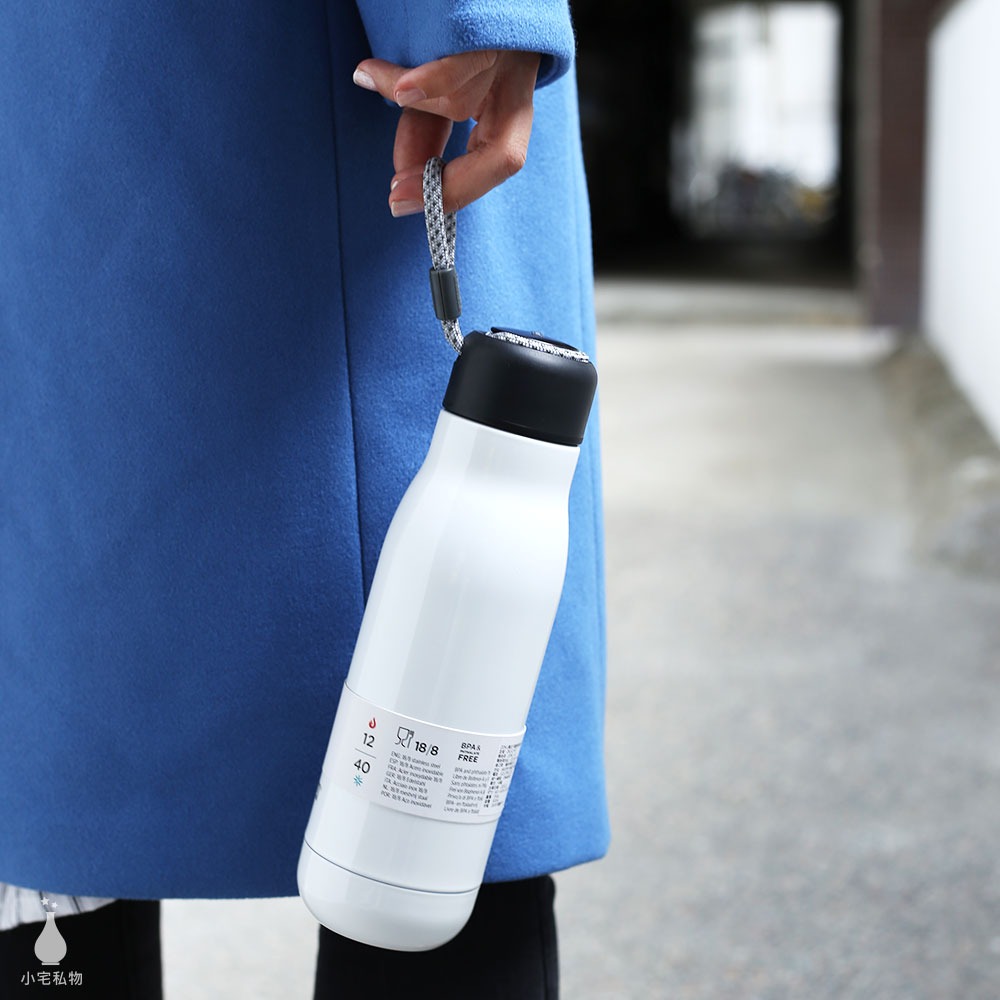 Bình giữ nhiệt Zoku Power Coated White 500ml ZK142-106