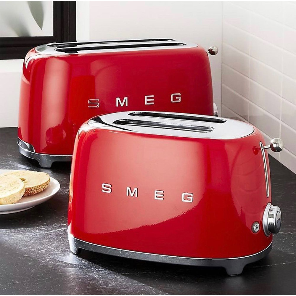 Máy nướng bánh mỳ SMEG TSF01RDEU màu đỏ