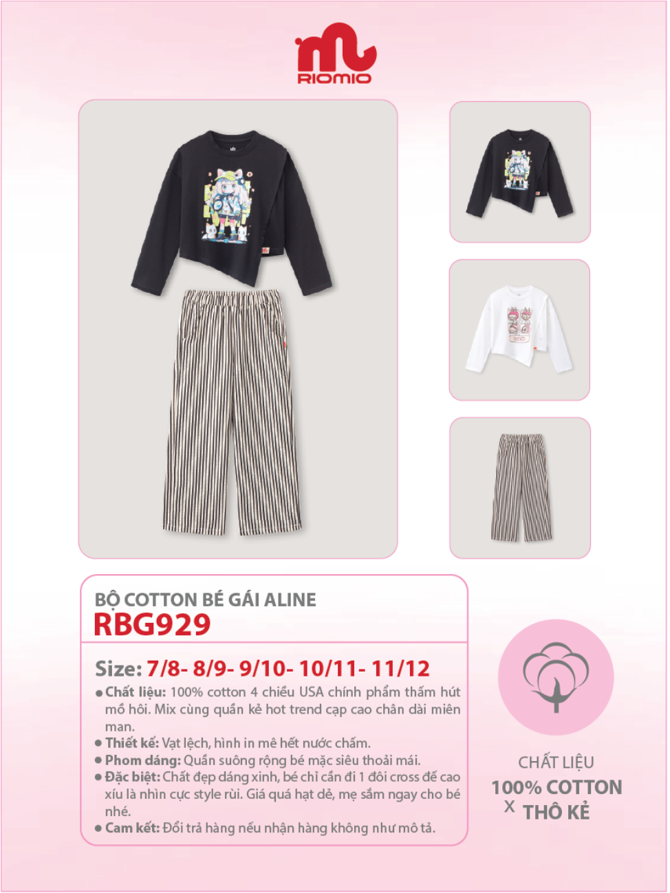 rbg929-set-dai-ao-cotton-quan-ke-alina-7-8-11-12-r6-riomio