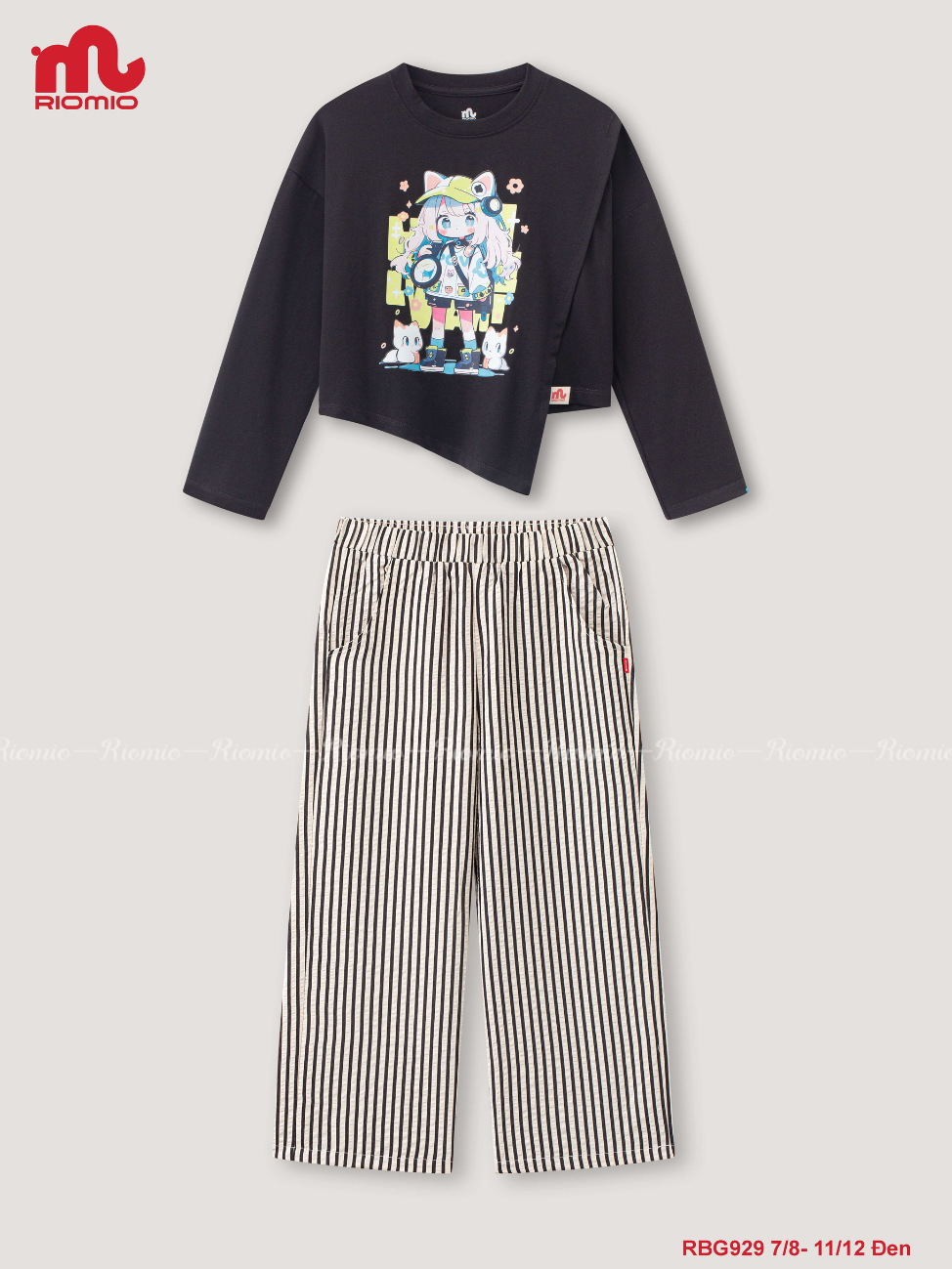 rbg929-set-dai-ao-cotton-quan-ke-alina-7-8-11-12-r6-riomio