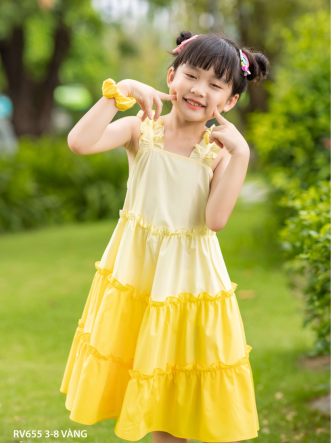 rv655-vay-tho-phoi-mau-rainbow-kem-scrunchies-3-4-8-9-r6