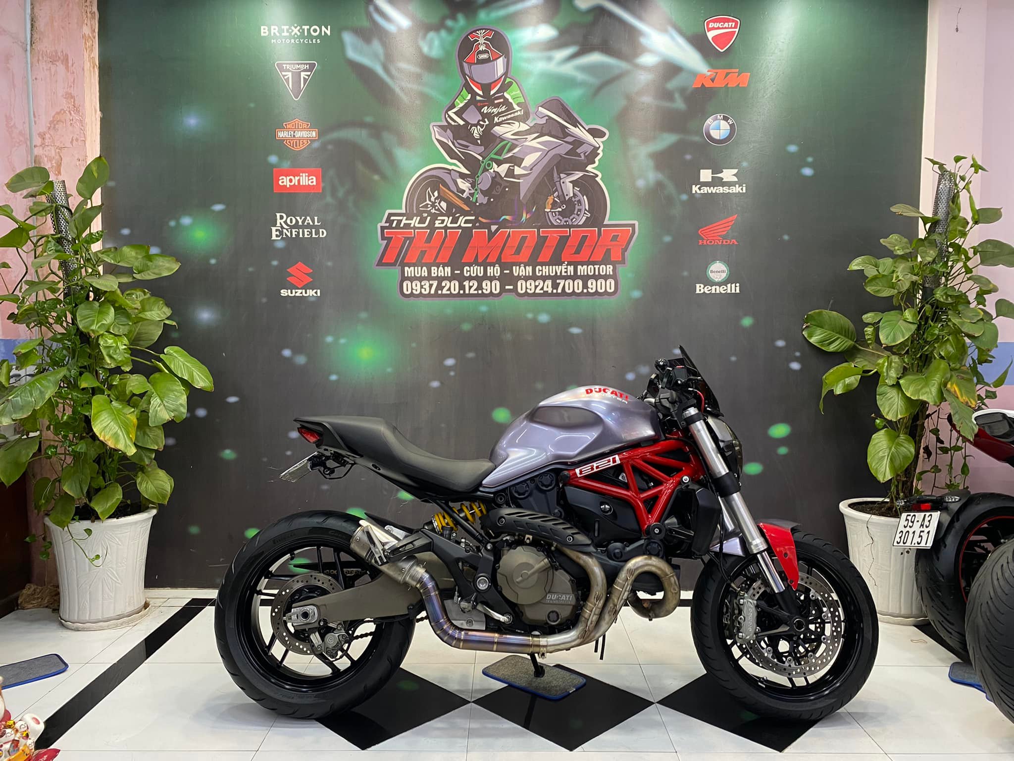 Đánh giá Ducati Monster 821  Cấu hình thông số và giá bán Ducati Monster  821  MôTô Việt