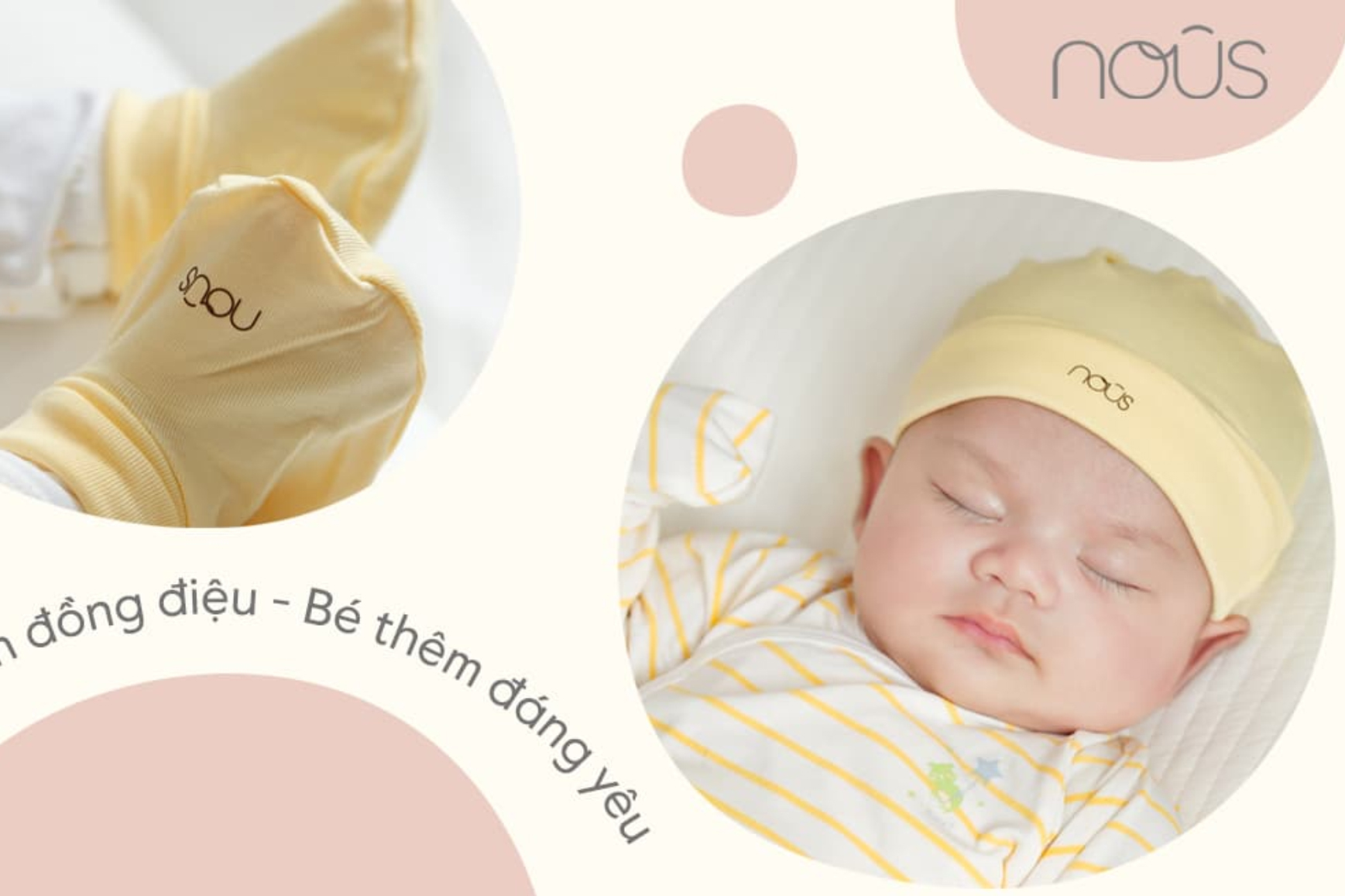 Phụ kiện Nous đồng điệu tô điểm vẻ đáng yêu cho bé