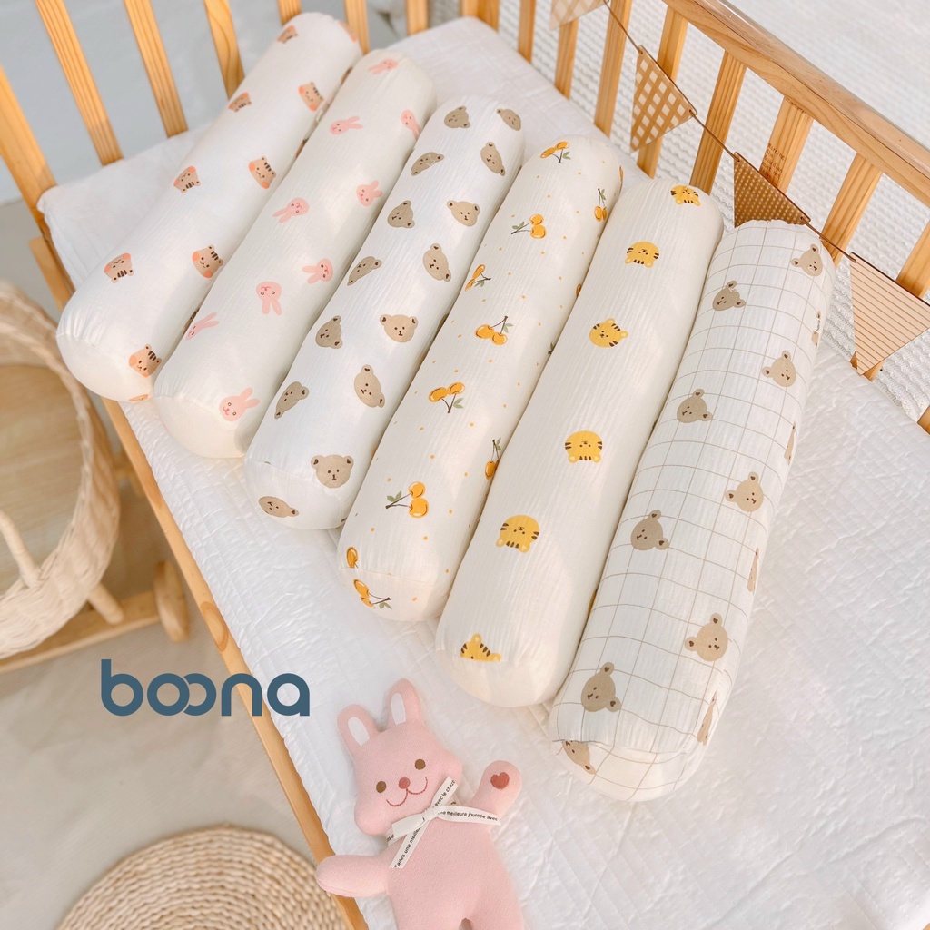 Gối ôm muslin Boona cho bé (57cm)