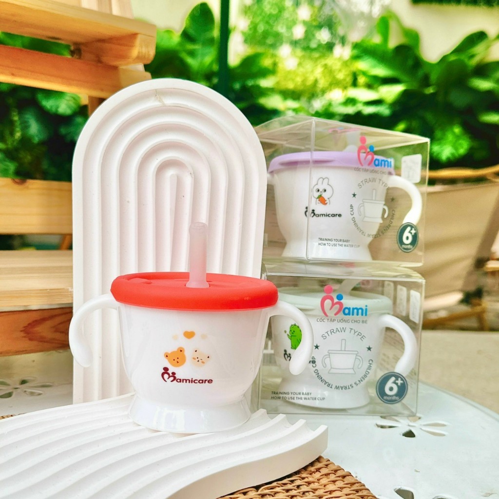 Cốc tập uống nước 3 giai đoạn Mamiare
