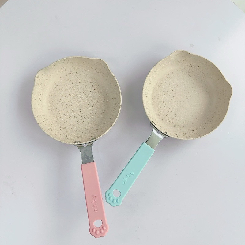 Chảo chống dính Okby 14cm nấu đồ ăn dặm cho bé