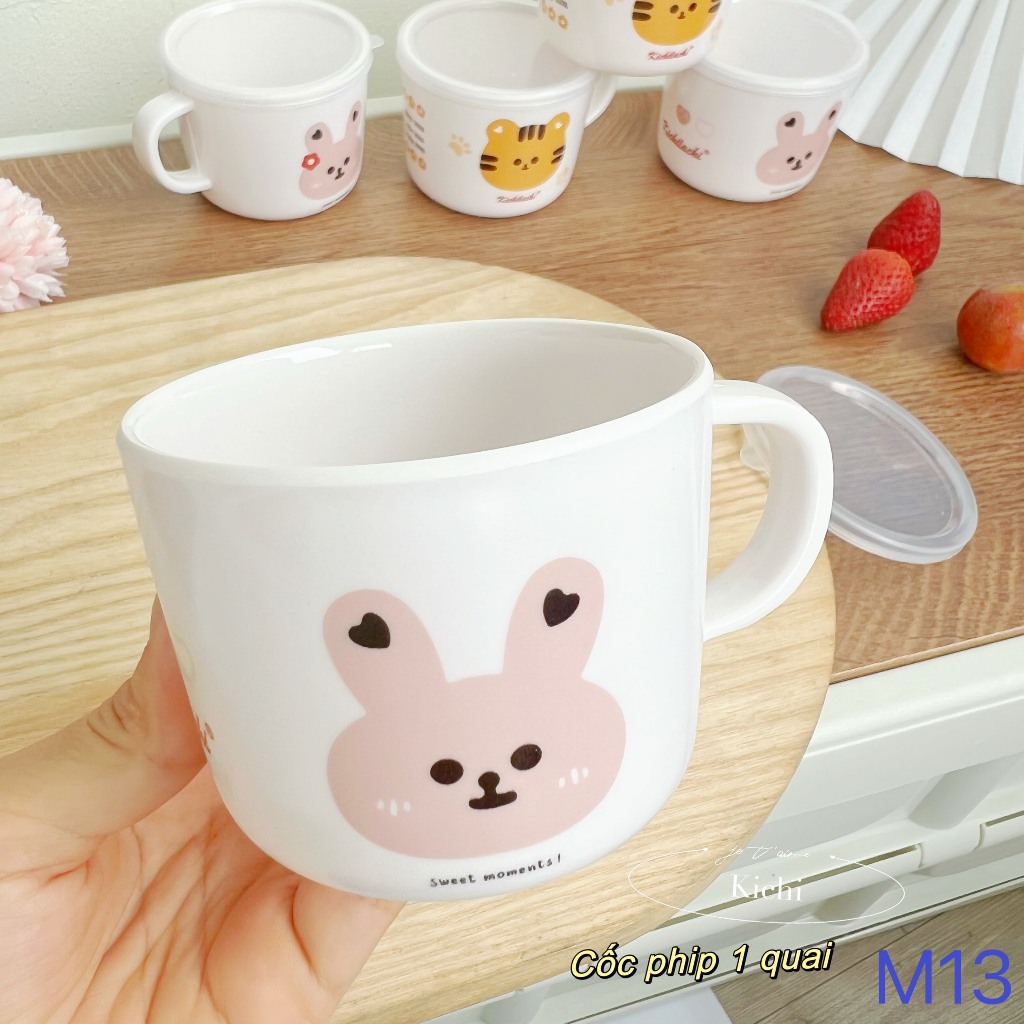 Cốc phíp 1 quai cầm Kichilachi