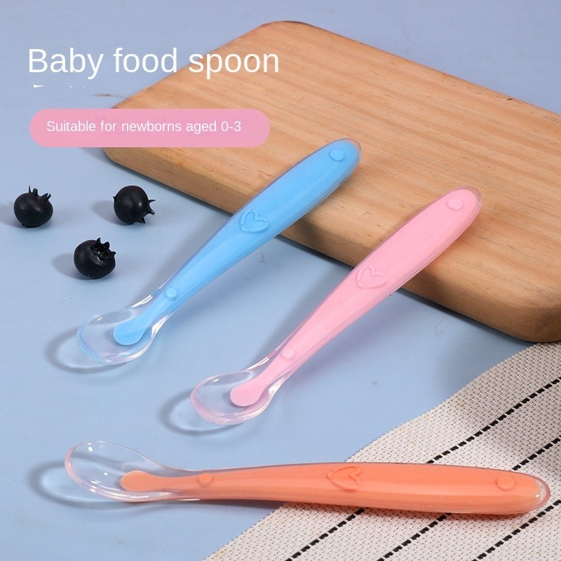 Thìa mềm ăn dặm silicone cho bé