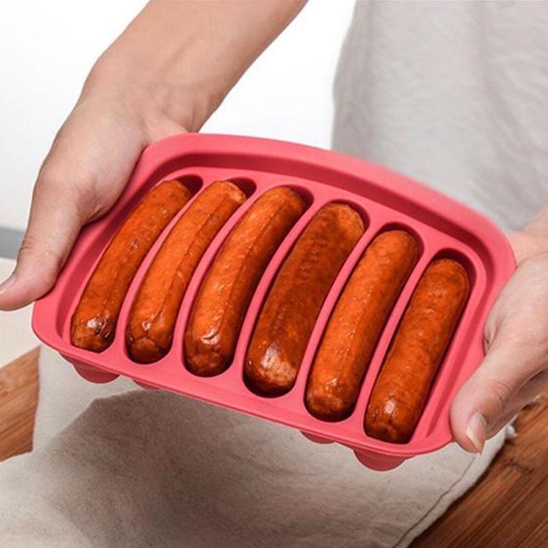 Khuôn làm xúc xích bằng silicone cho bé