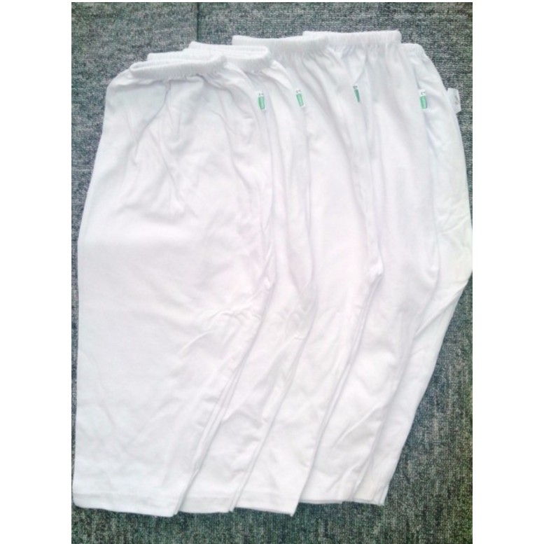 Quần dài sơ sinh màu trắng Boss