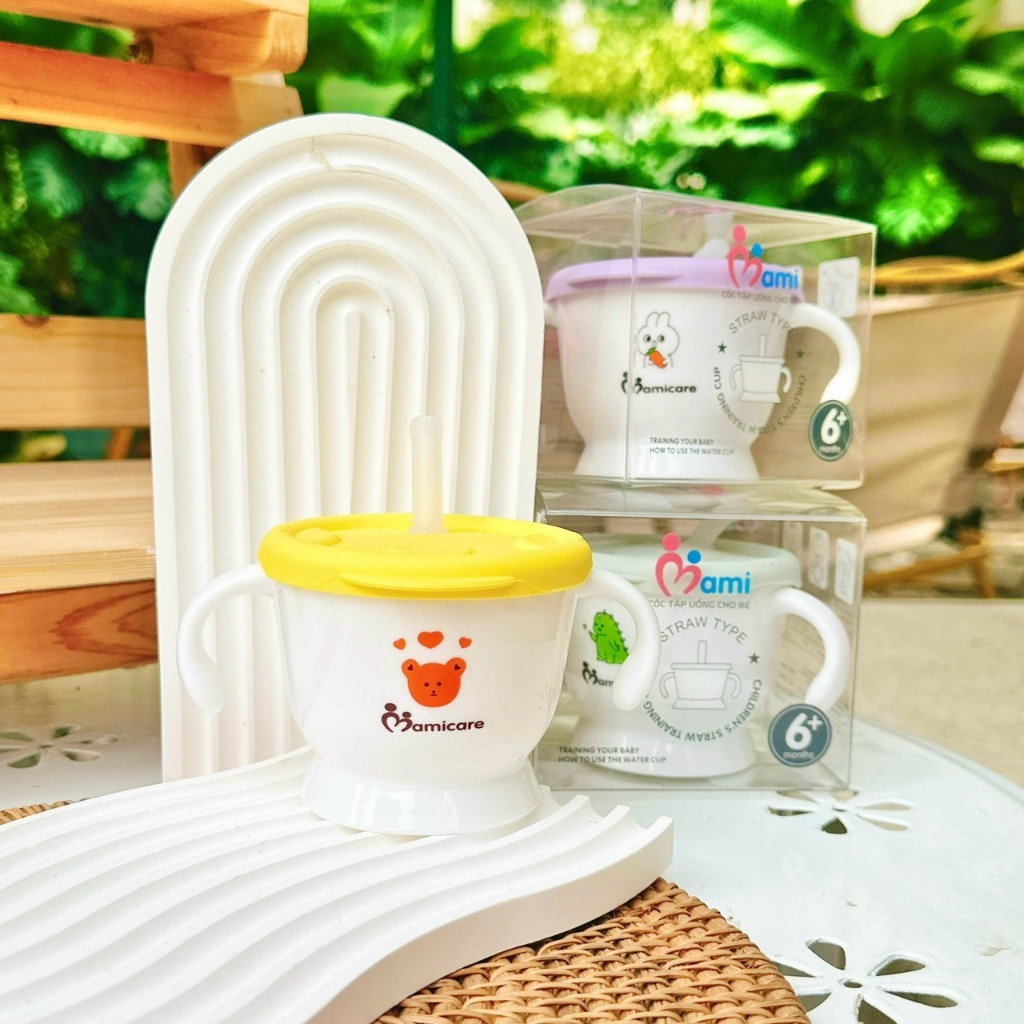 Cốc tập uống nước 3 giai đoạn Mamiare