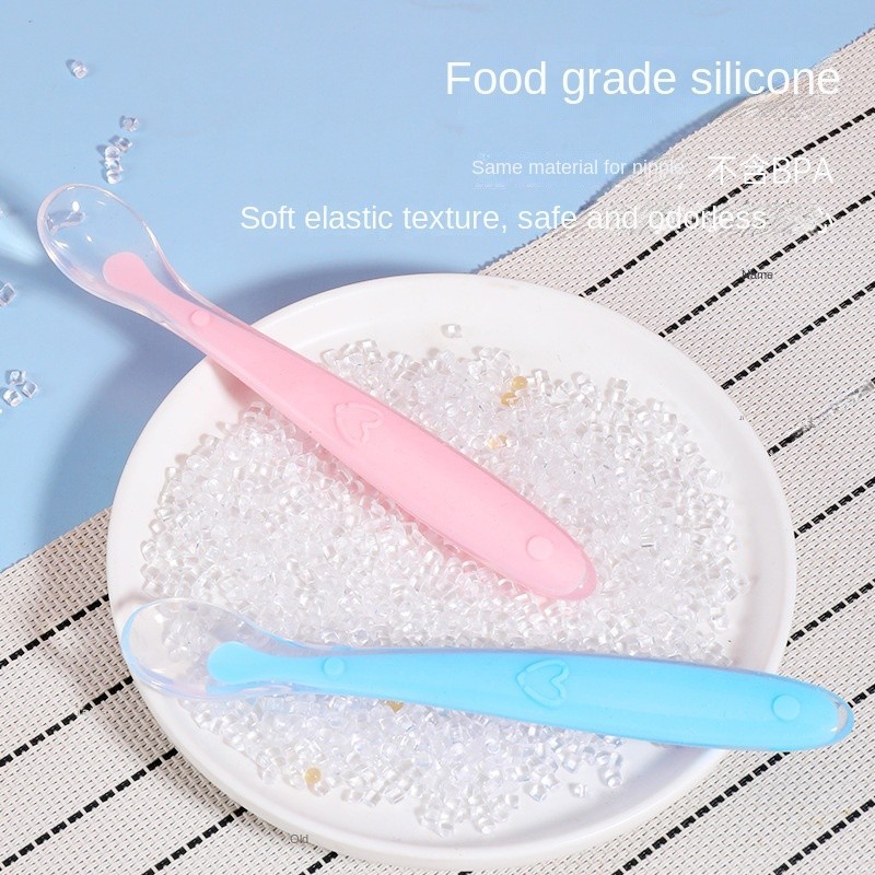 Thìa mềm ăn dặm silicone cho bé