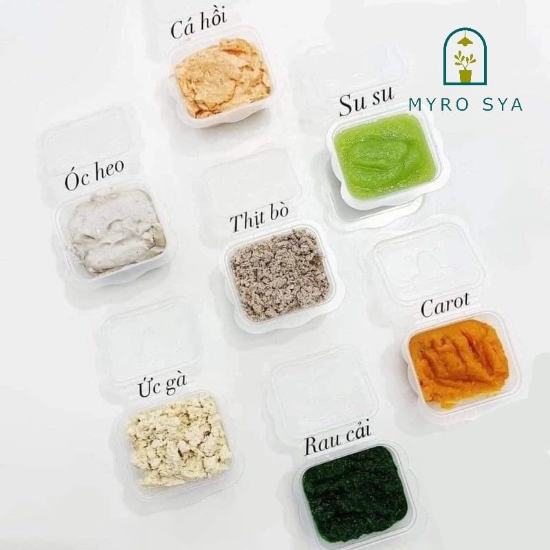 Set 10 khay trữ đông đồ ăn dặm Kichilachi 50ml