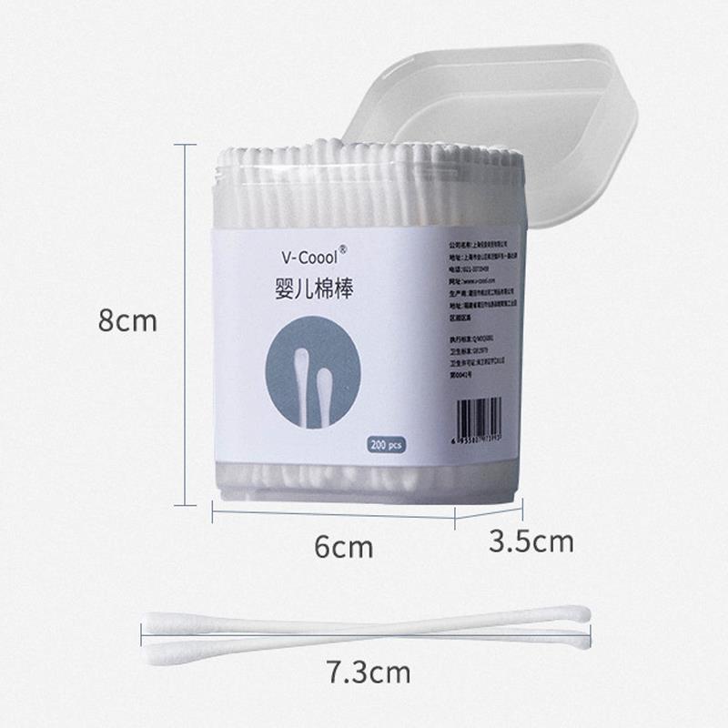 Tăm bông thân giấy V-coool (200 que)