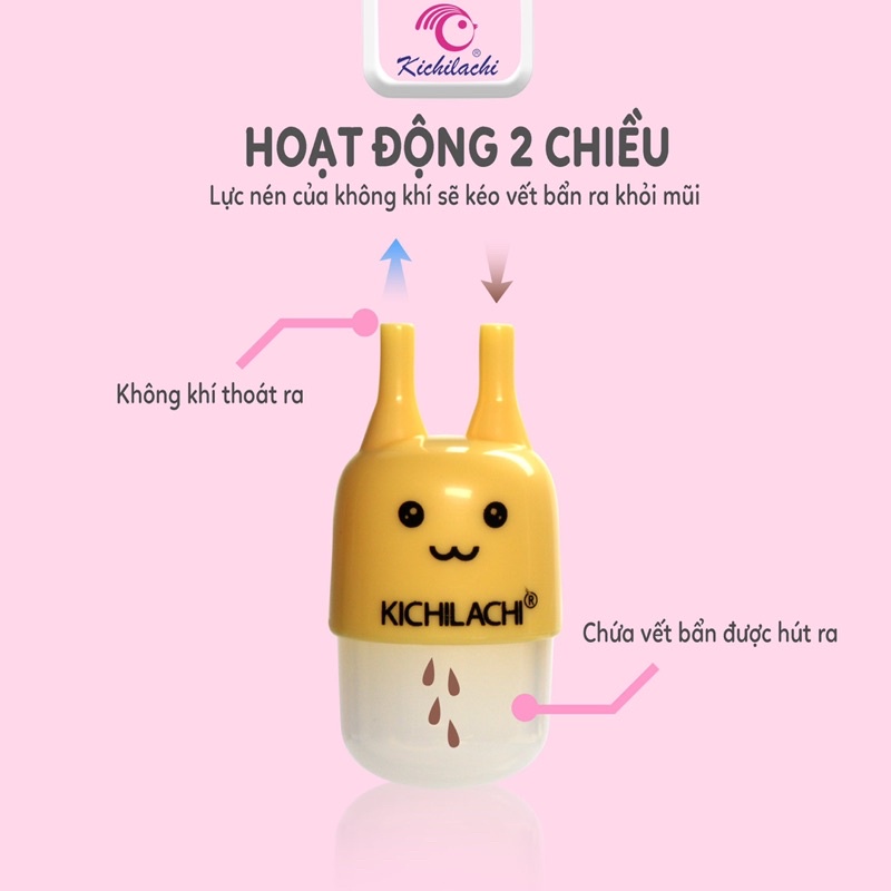 Dụng cụ hút mũi cong Kichilachi