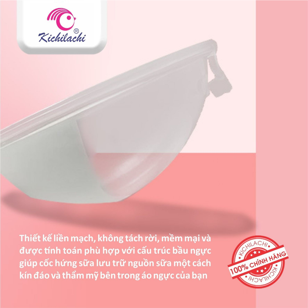 Hộp 2 cốc hứng sữa Kichilachi