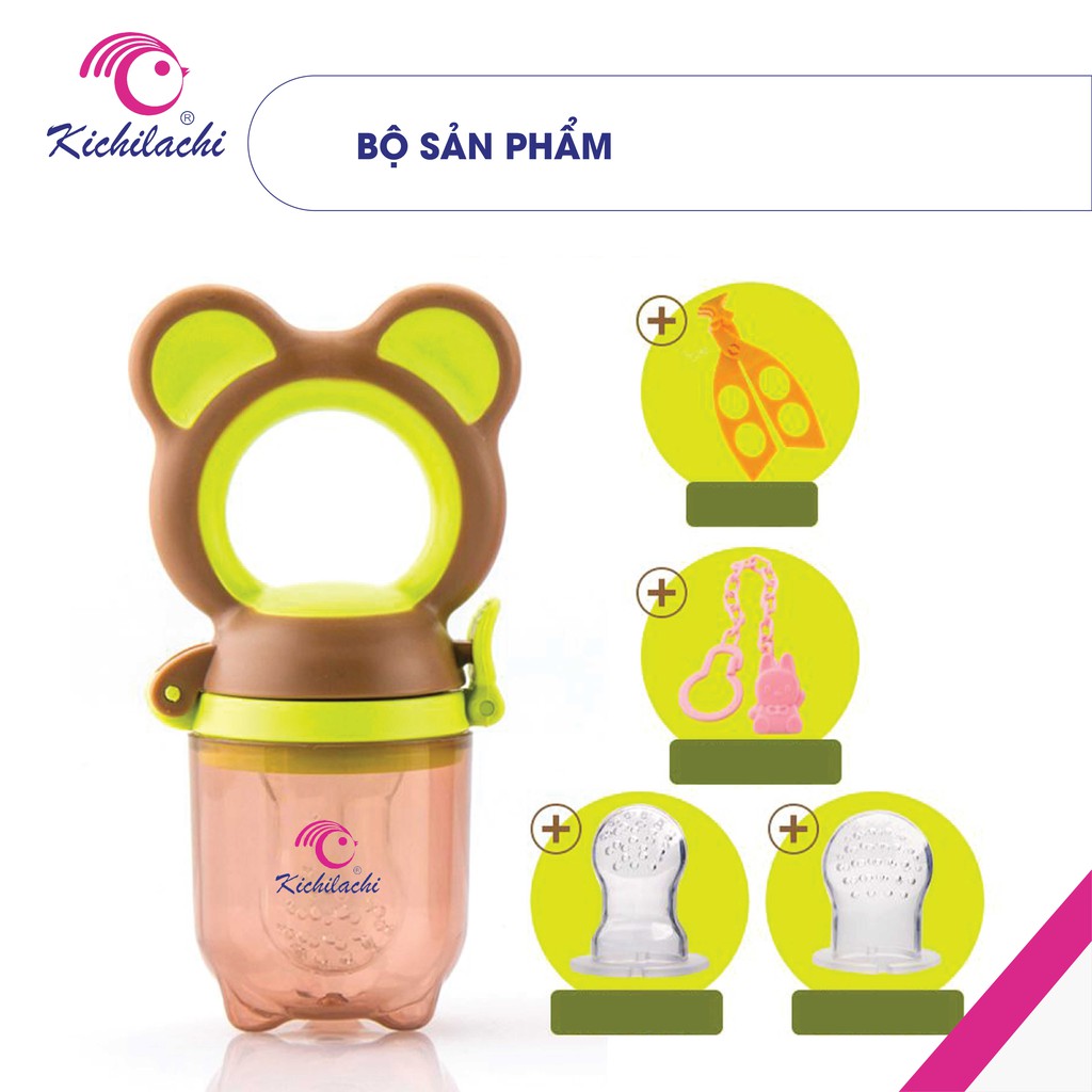 Túi nhai ăn dặm Kichilachi (không núm vặn)