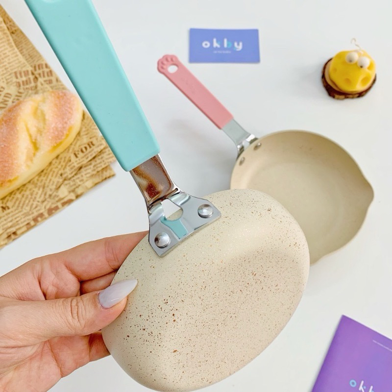 Chảo chống dính Okby 14cm nấu đồ ăn dặm cho bé