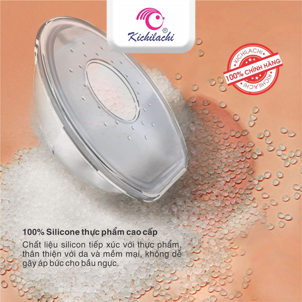 Hộp 2 cốc hứng sữa Kichilachi