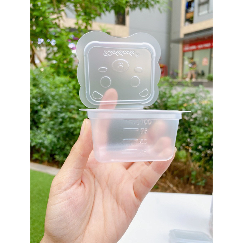 Set 10 khay trữ đông đồ ăn dặm Kichilachi 50ml