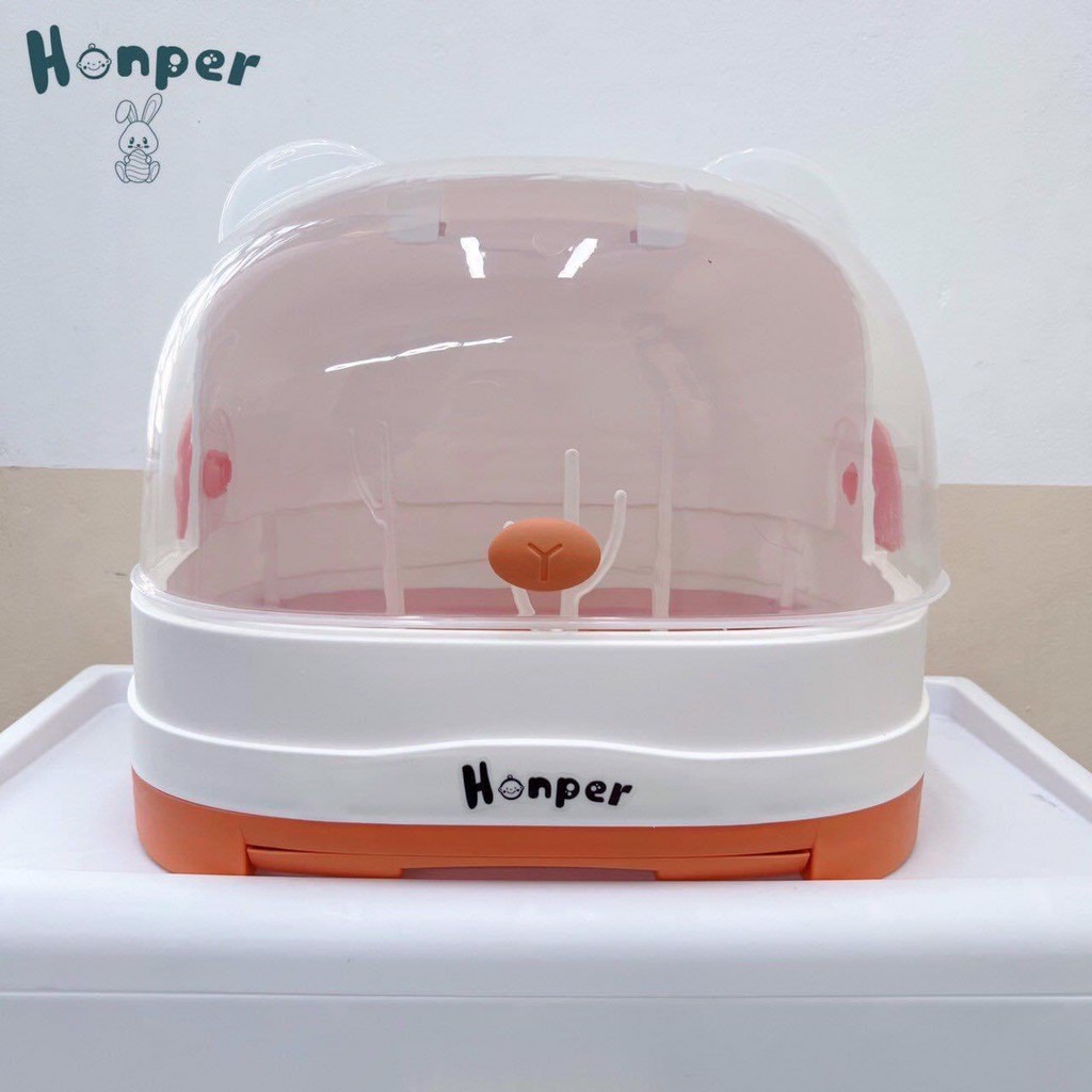 Giá úp bình sữa hình gấu Honper HP532