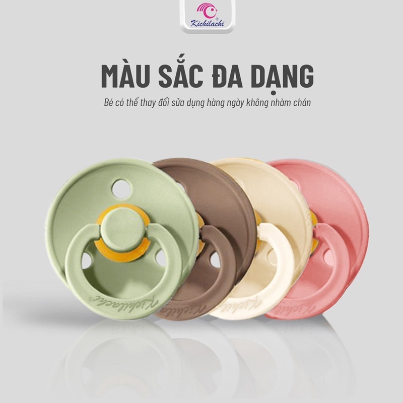 Ty ngậm cao cấp Kichiachi hình trứng (0-12tháng)