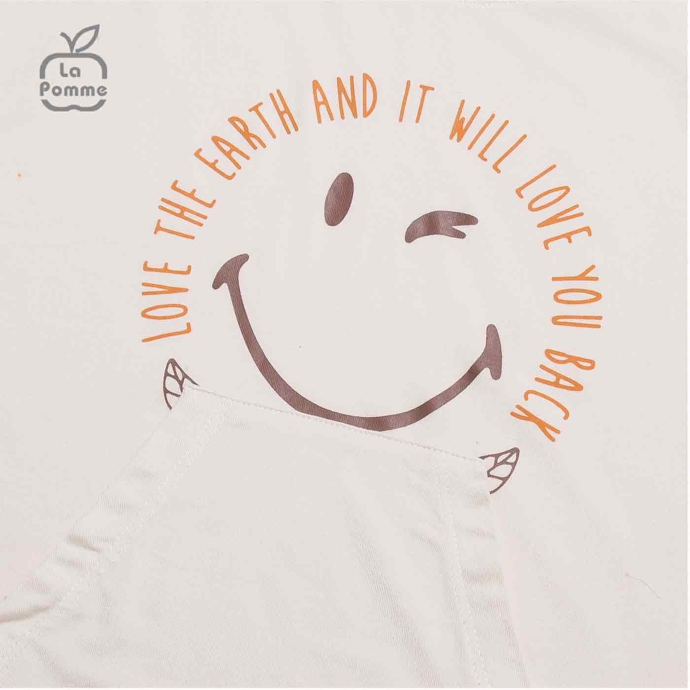 Bộ cộc tay La Pomme funny face