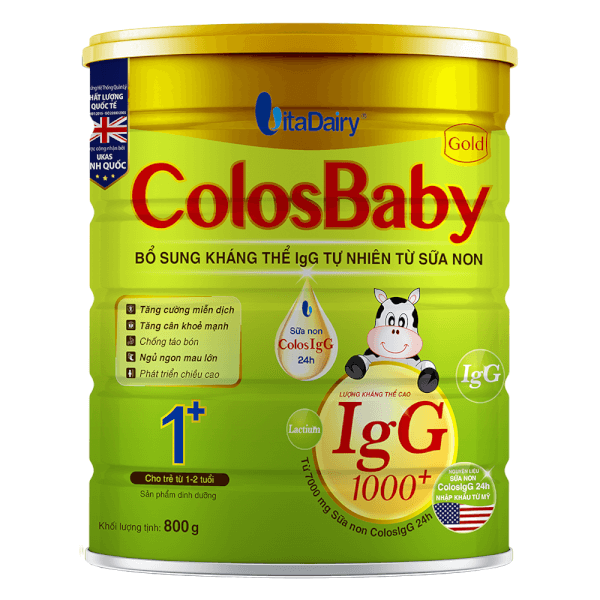 Sữa ColosBaby Gold 1+ (1 – 2 tuổi)