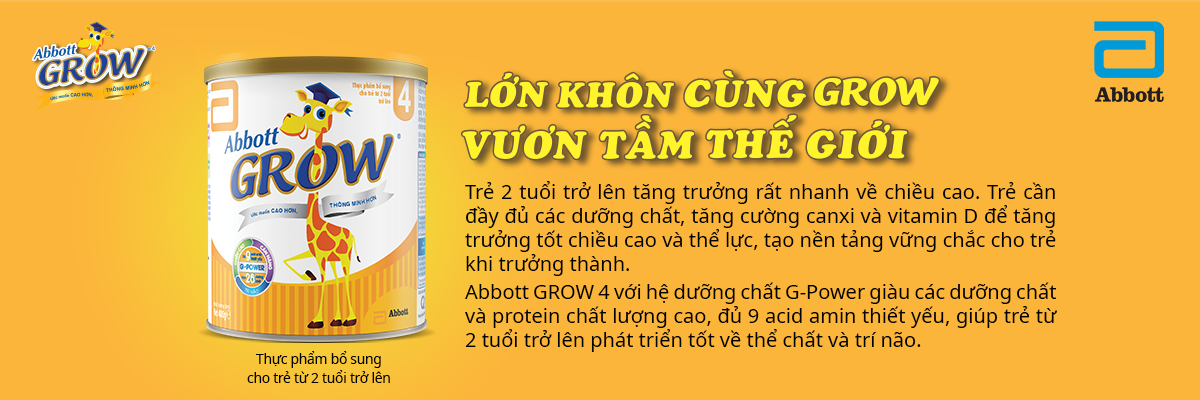 Sữa Abbott Grow 2+ (trên 2 tuổi)