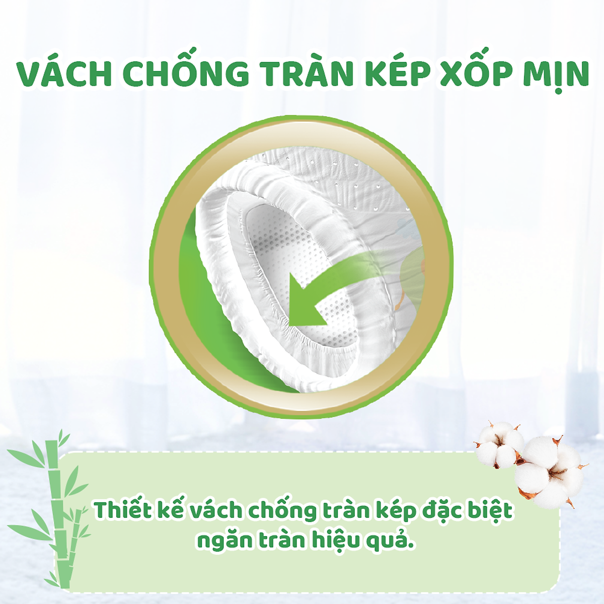 Tã dán Molfix size M - 76 miếng (6-11kg)