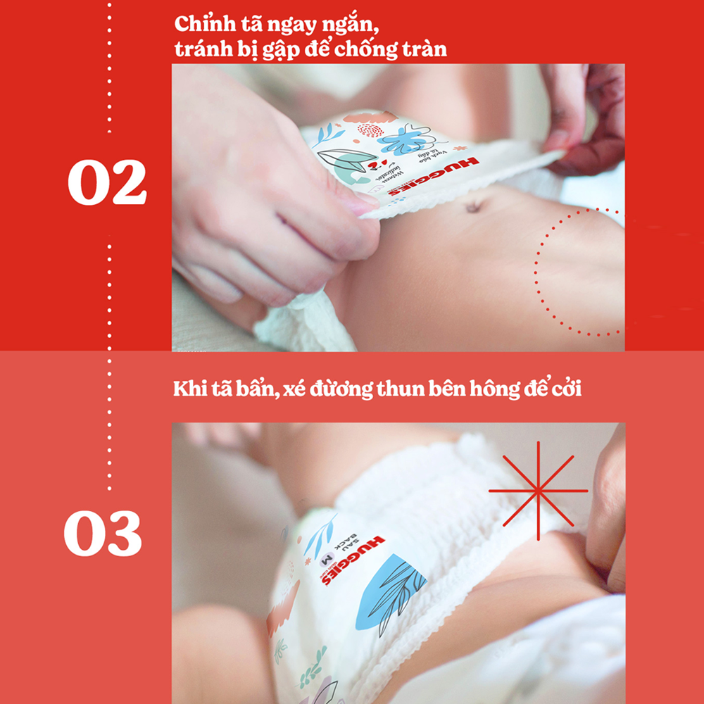 Tã quần Huggies Skin Care size XL  60 + 8 miếng (12-18kg)