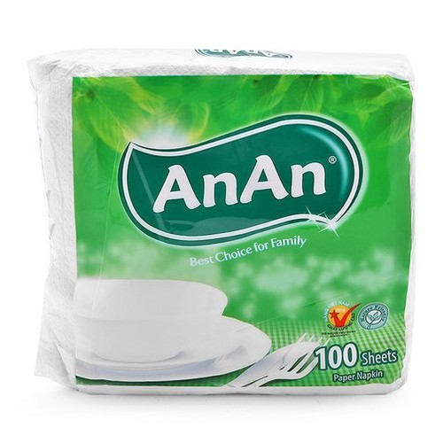 Khăn giấy vuông cao cấp An An 100 tờ