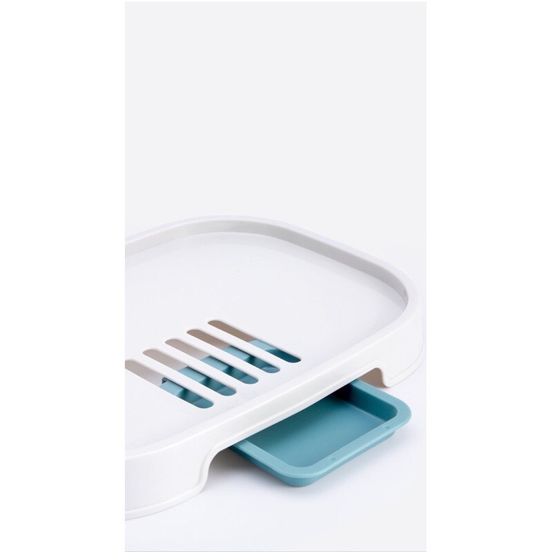 Giá úp bình sữa 2 van, có nắp đậy