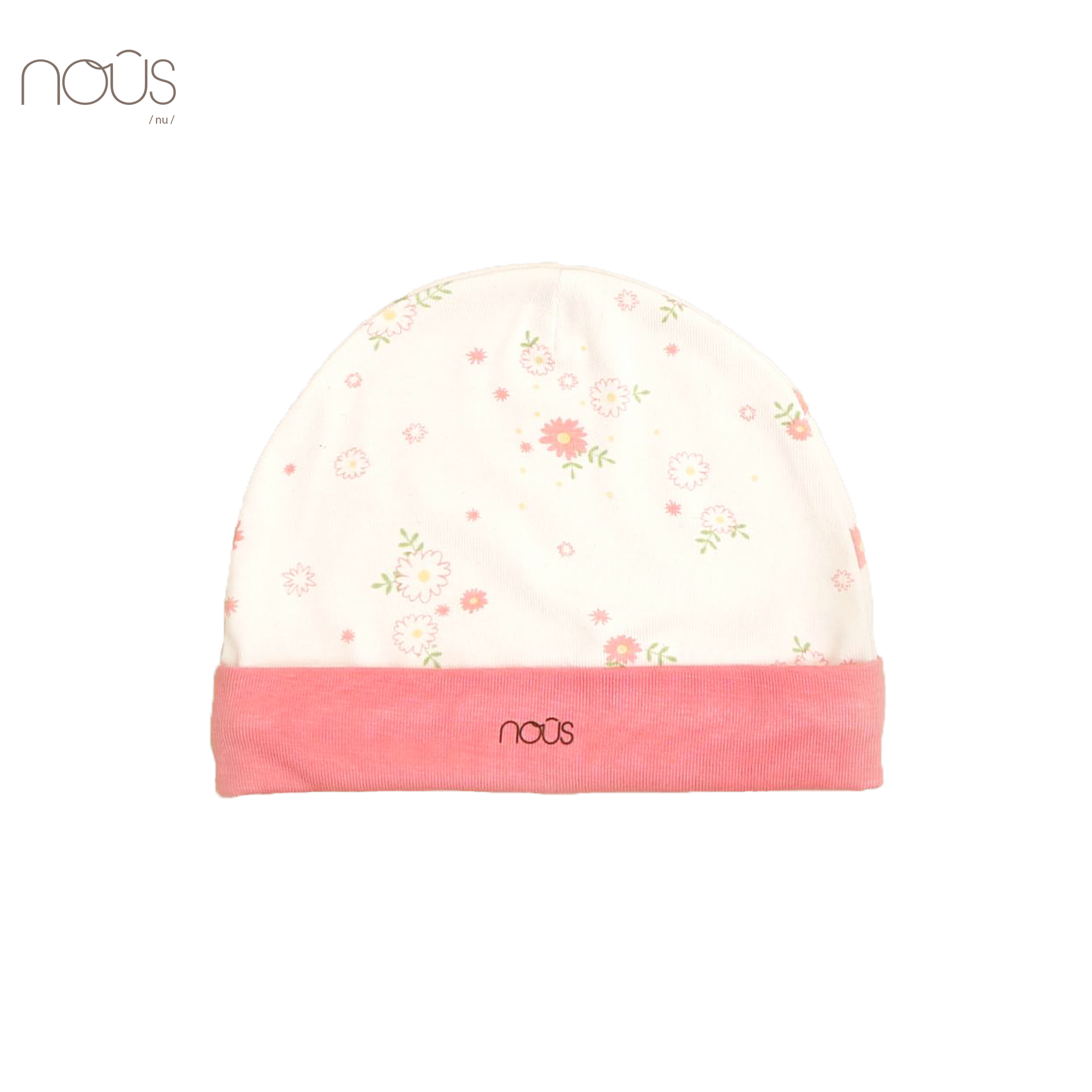 Mũ hoạ tiết pink daisy