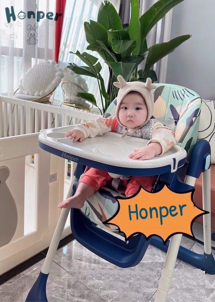 Ghế ăn dặm điều chỉnh độ cao Honper HP214
