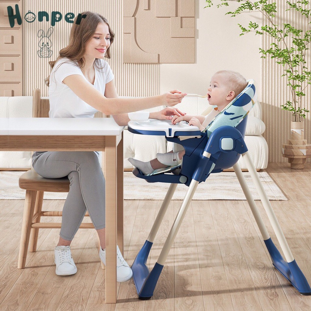 Ghế ăn dặm điều chỉnh độ cao Honper HP214