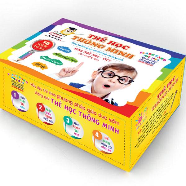 Bộ thẻ học thông minh song ngữ cho bé