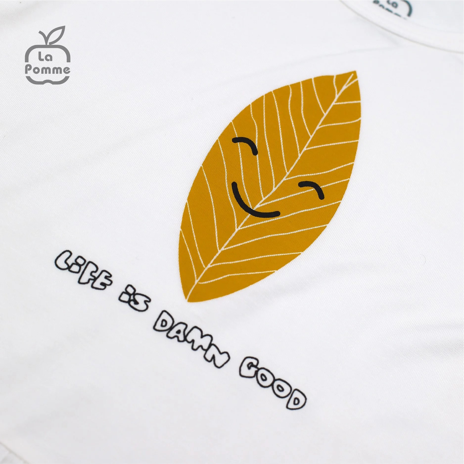 Bộ cộc tay La Pomme chiếc lá