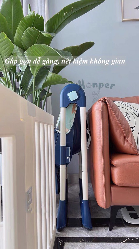 Ghế ăn dặm điều chỉnh độ cao Honper HP214
