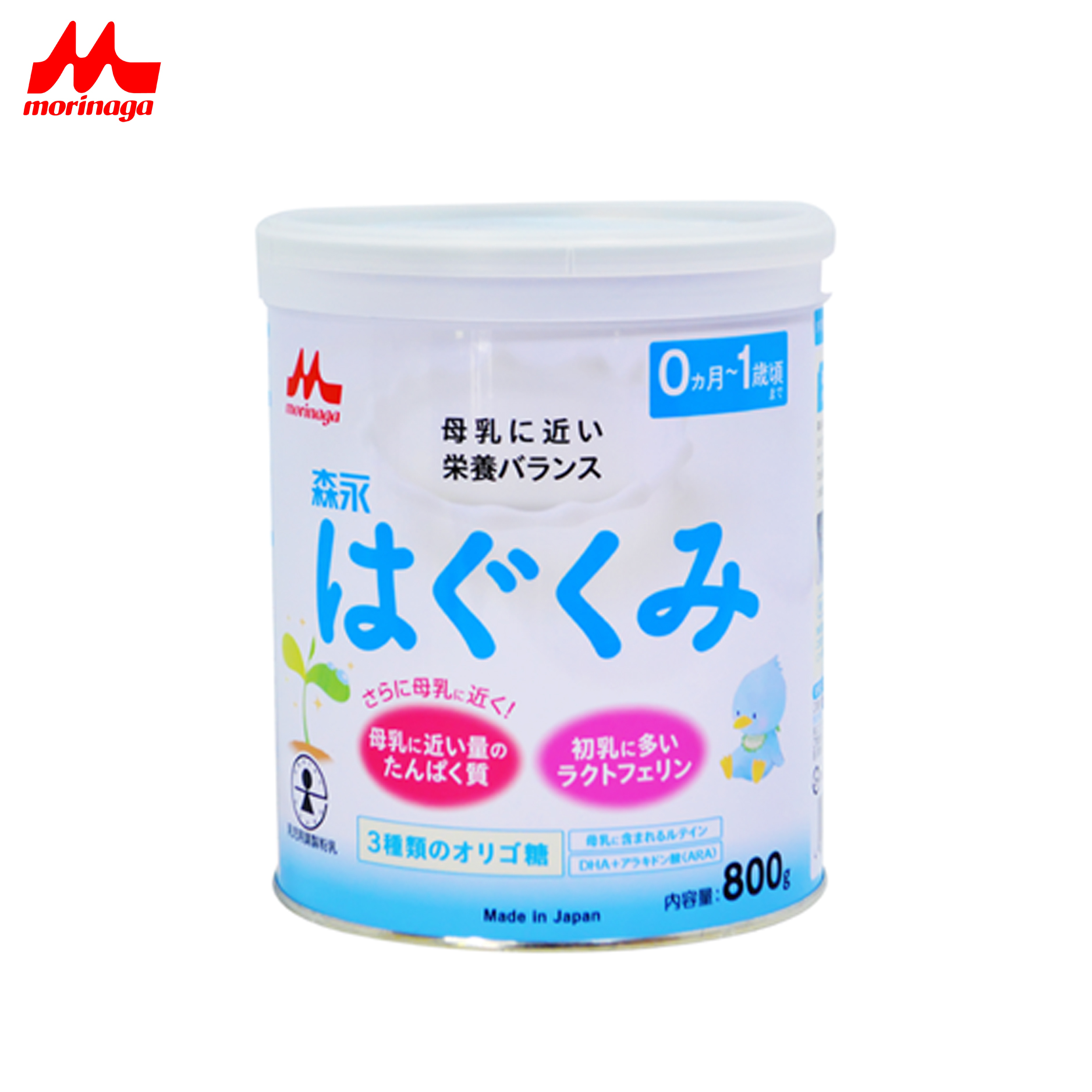 Sữa bột Morinaga số 0 (dành cho bé 0-12M) nội địa Nhật 800gr