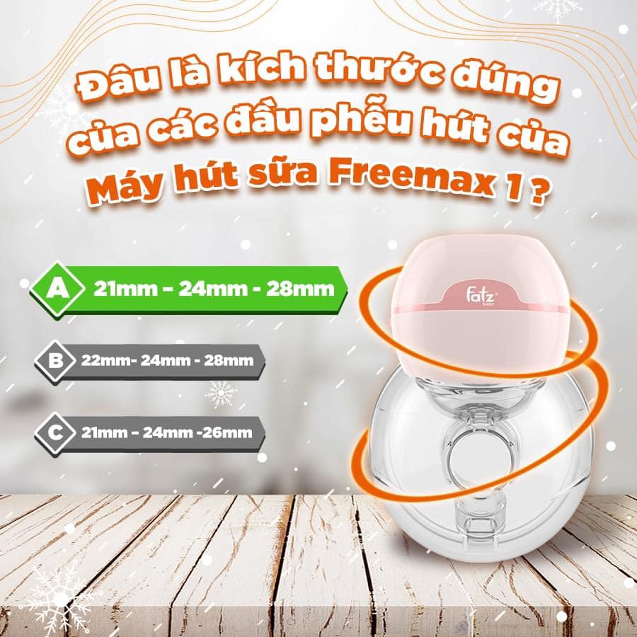 Máy hút sữa điện rảnh tay và không dây Fatz Baby Freemax 1 (1 máy)
