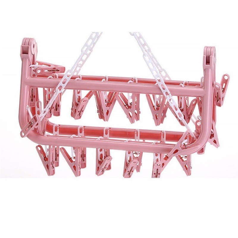 Móc chùm gấp gọn đa năng (32 móc kẹp tiện dụng)