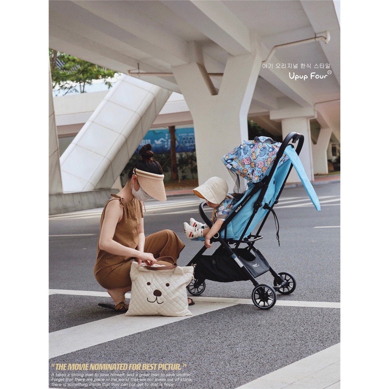 Túi bỉm sữa, túi đa năng phong cách Hàn Quốc (40x35cm)