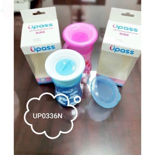 Cốc tập uống nước 360 độ Upass 330ml (Sử dụng cho bé từ 1 tuổi)