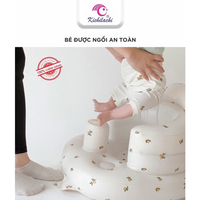 Ghế hơi tập ngồi Kichilachi (Loại cao cấp, nhựa dày)