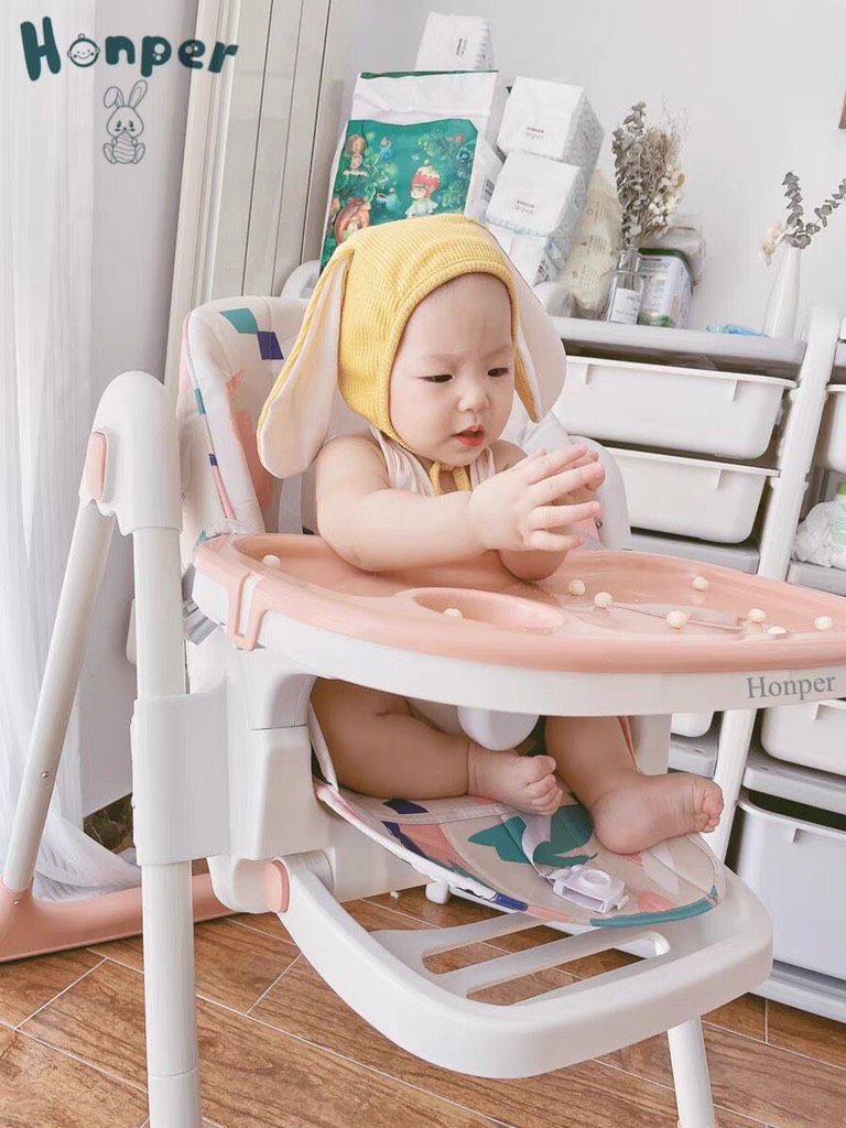 Ghế ăn dặm điều chỉnh độ cao Honper HP214