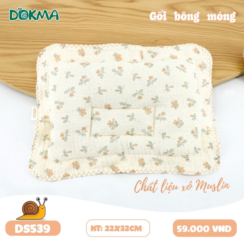 Gối bông mỏng Dokma - DS539