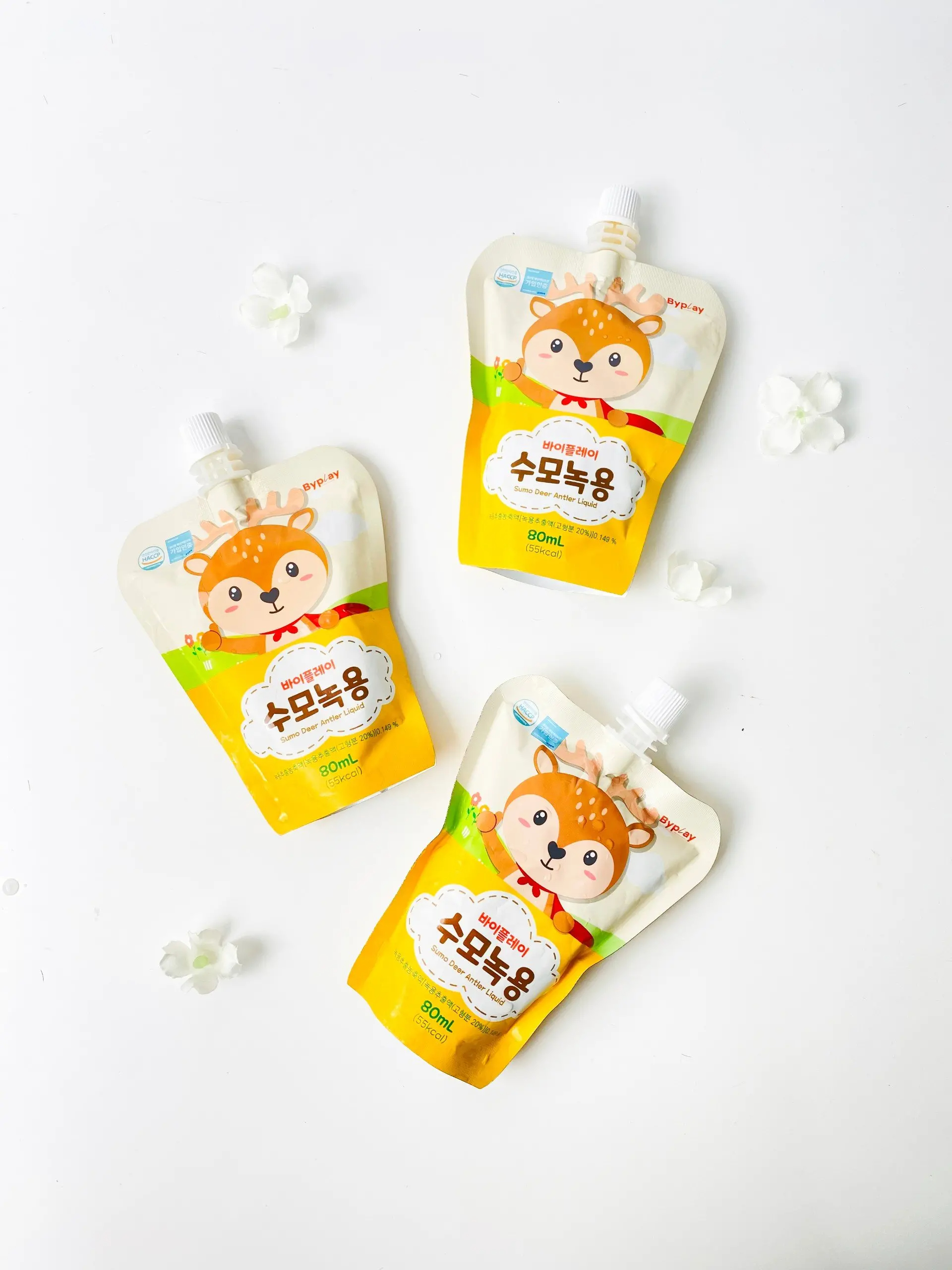 Nước gạc nhung hưu tăng cân BYPLAY SUMO DEER ANTLER LIQUID Hàn Quốc cho bé (Từ 1 tuổi)