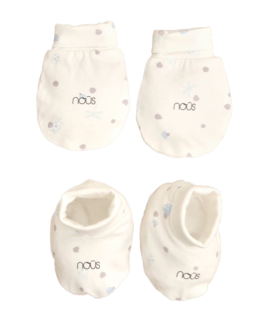 Set bao tay bao chân bo hình nấm