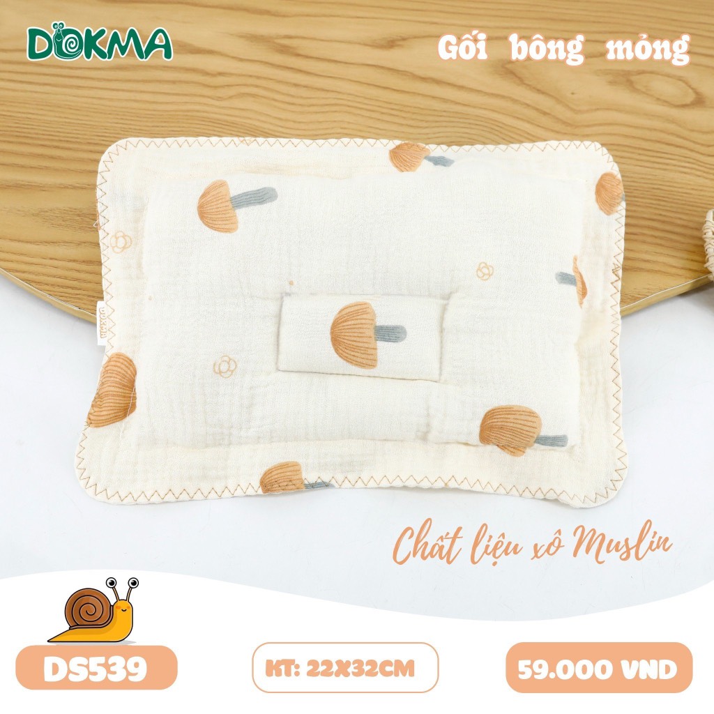Gối bông mỏng Dokma - DS539
